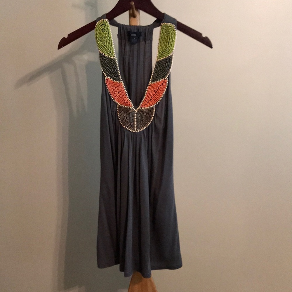 EUC-Forever 21 beaded top